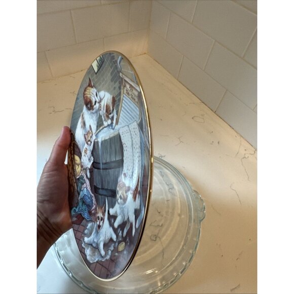 Country Kitties By Gre Gerardi “All Washed Up” Collectors Plate - Picture 8 of 15